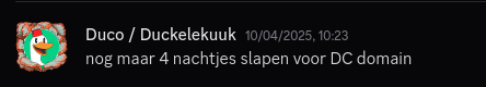 Dagen aftellen